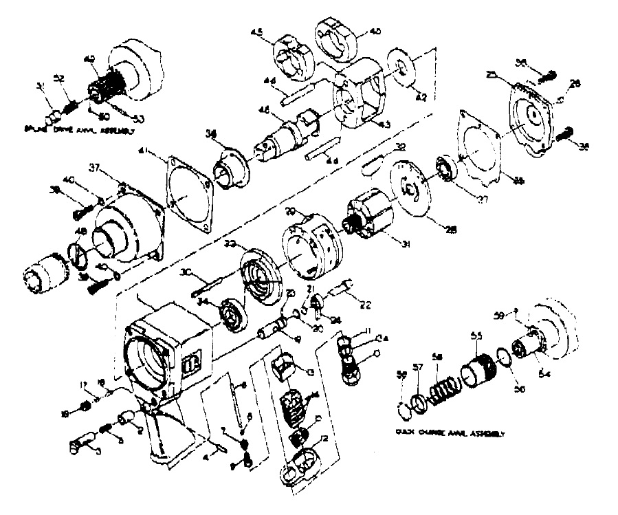 Diagram Diagram and Parts List for IR2910P  Ingersoll Rand Wrench
